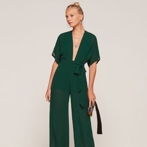 Reformation Petites Swiss Jumpsuit Sz 2